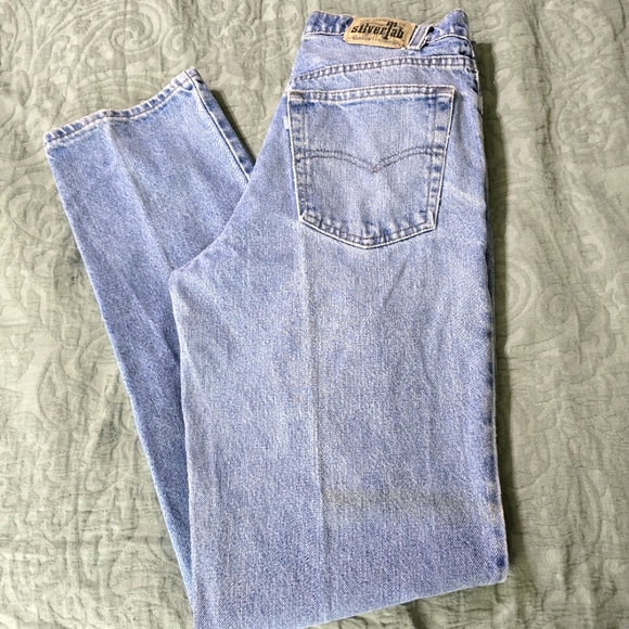 Vintage 90s Levi’s Silvertab Lean Light Wash Regular Fit Jeans Size 33x34 Seepic - Picture 1 of 11